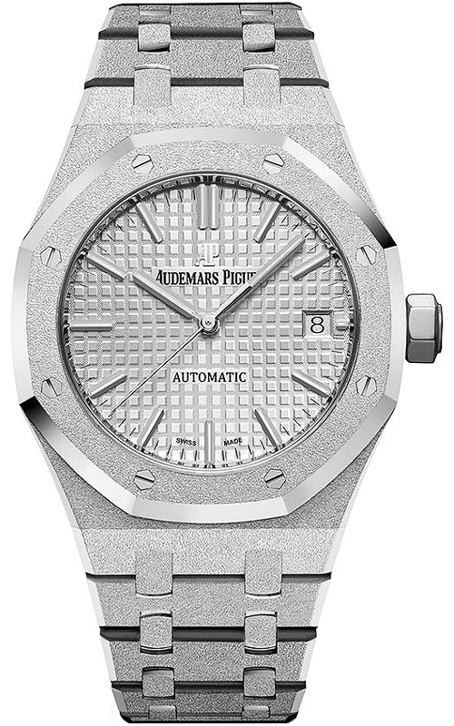 Audemars Piguet Royal Oak Frosted Gold 37mm 18K Beyaz Altın Carolina Bucci
