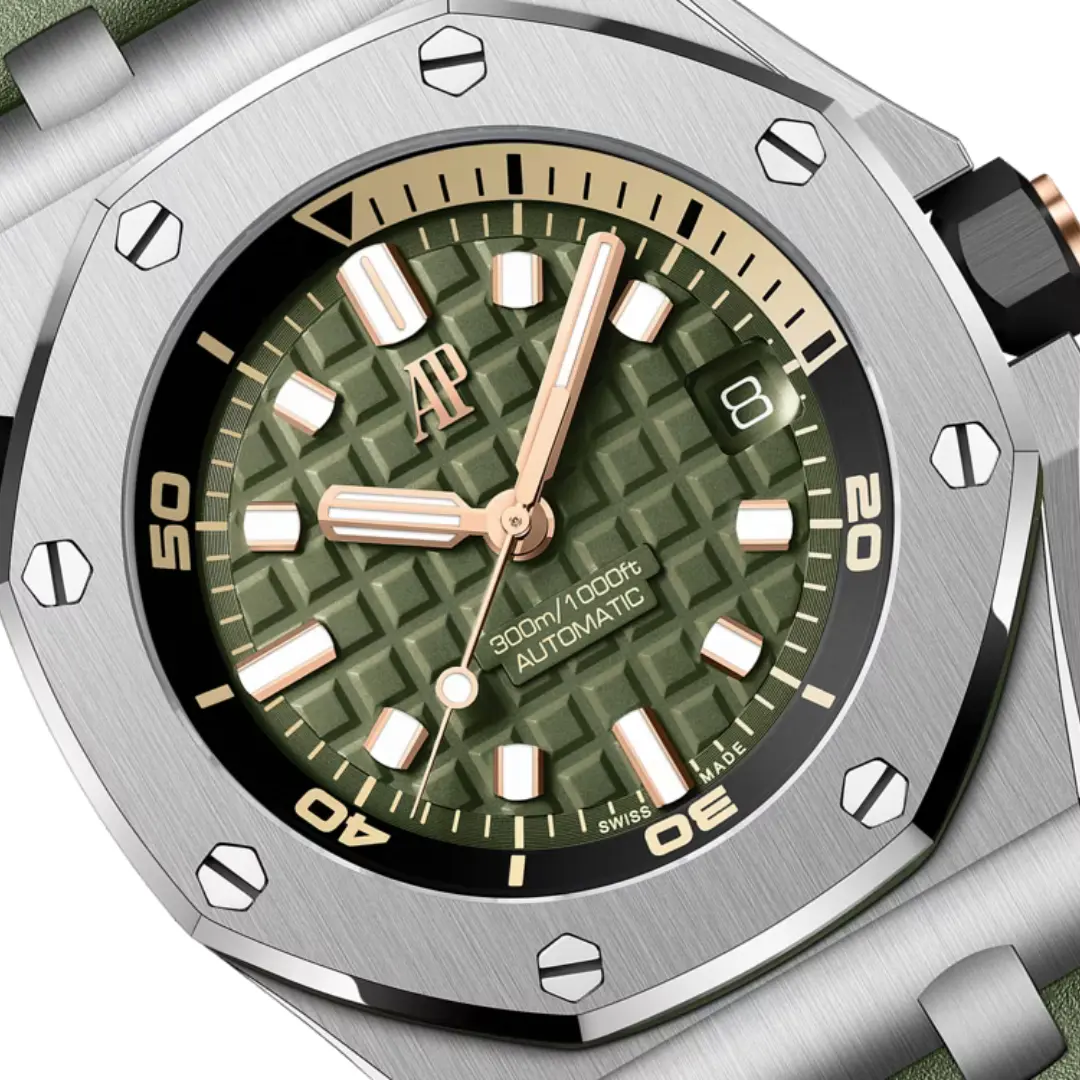 Audemars Piguet Royal Oak Offshore Diver 42mm Haki Yeşil Kadran