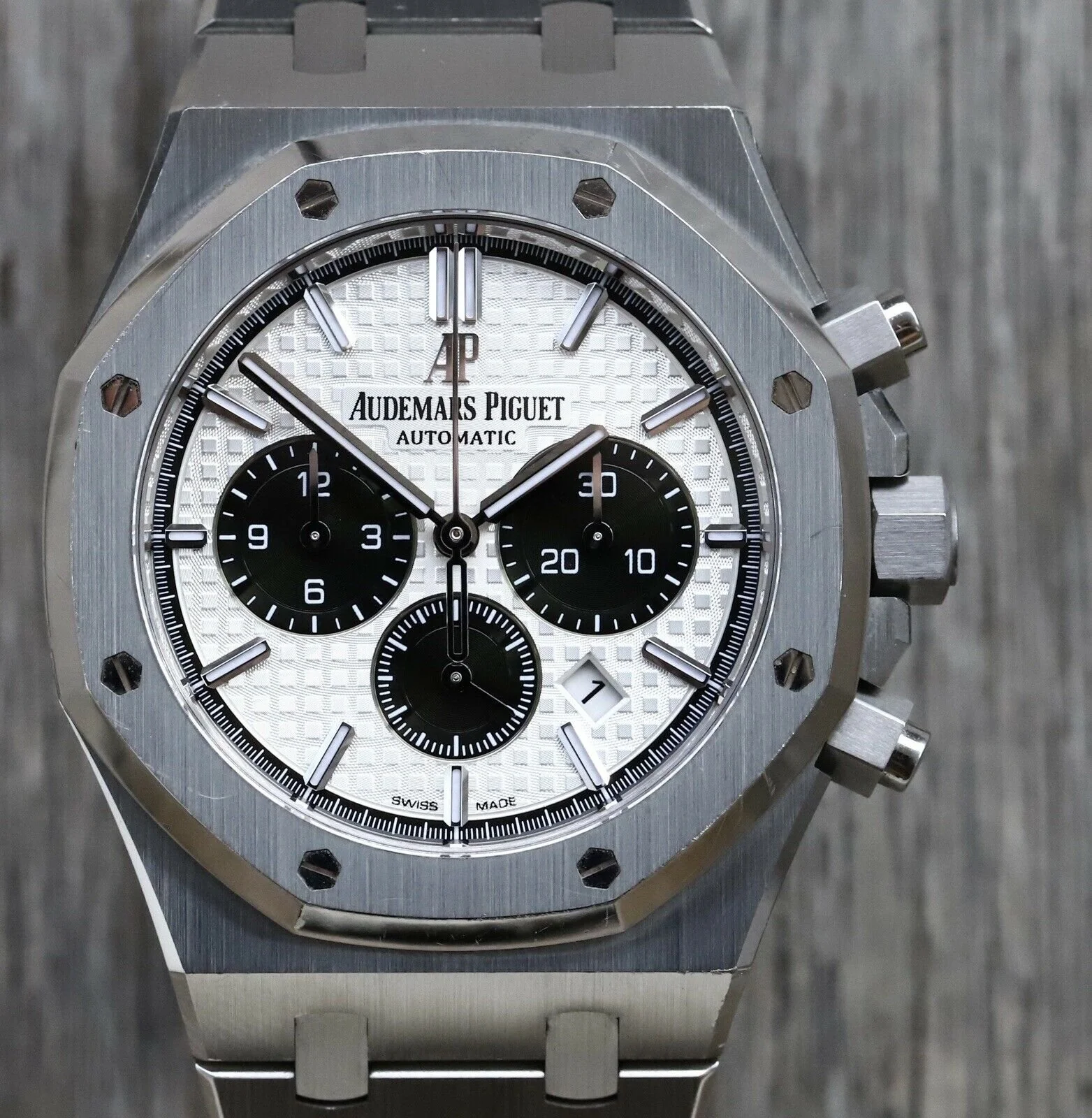 Audemars Piguet Royal Oak Chronograph 41mm 'Panda' Kadran Çelik