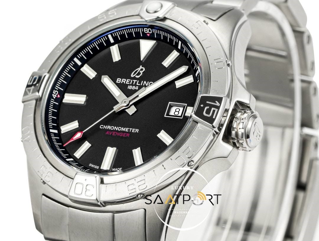 Breitling Avenger Automatic 42mm Siyah Kadran Çelik Bilezik