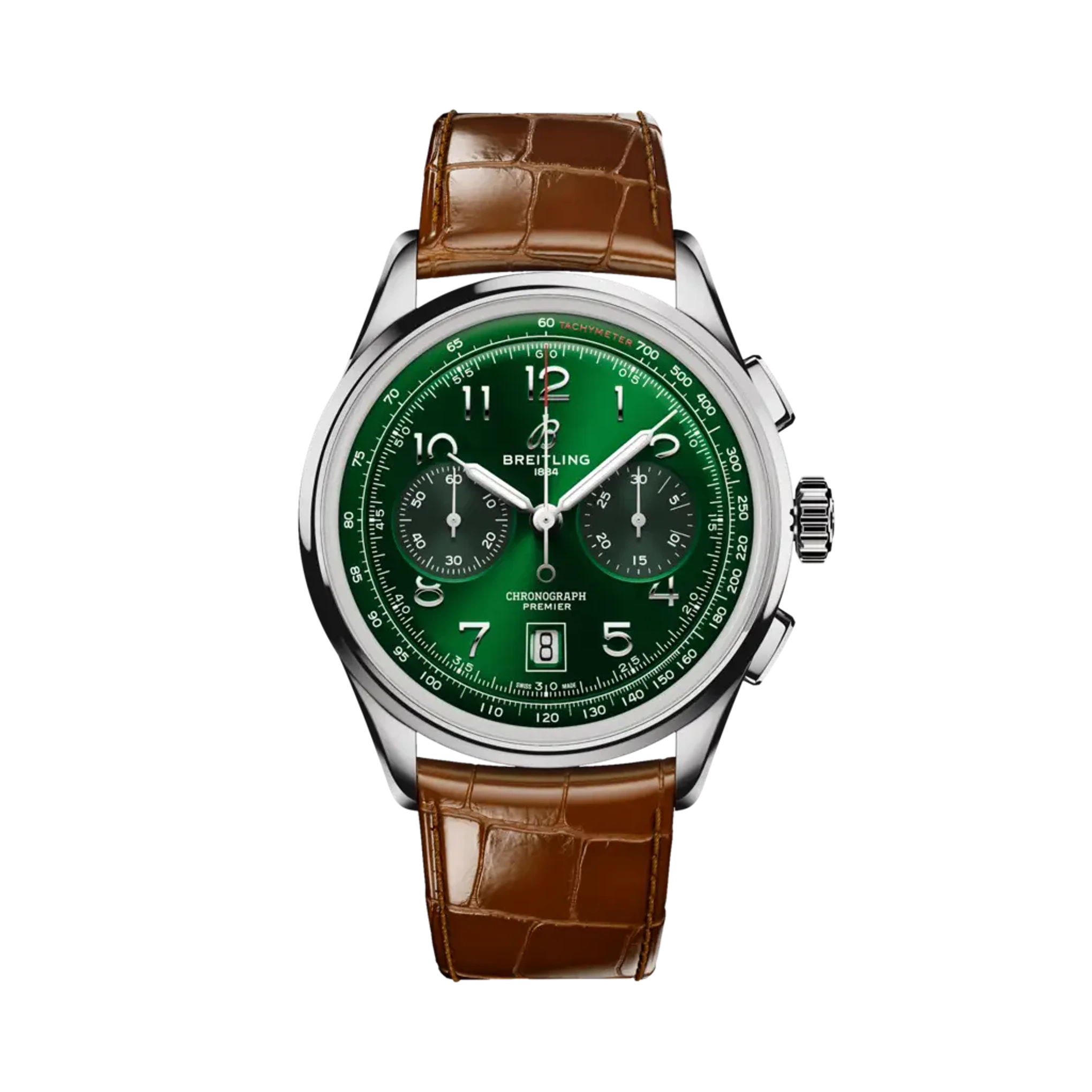 Breitling Premier B01 Chronograph 42mm Somon Kadran Deri Kayış