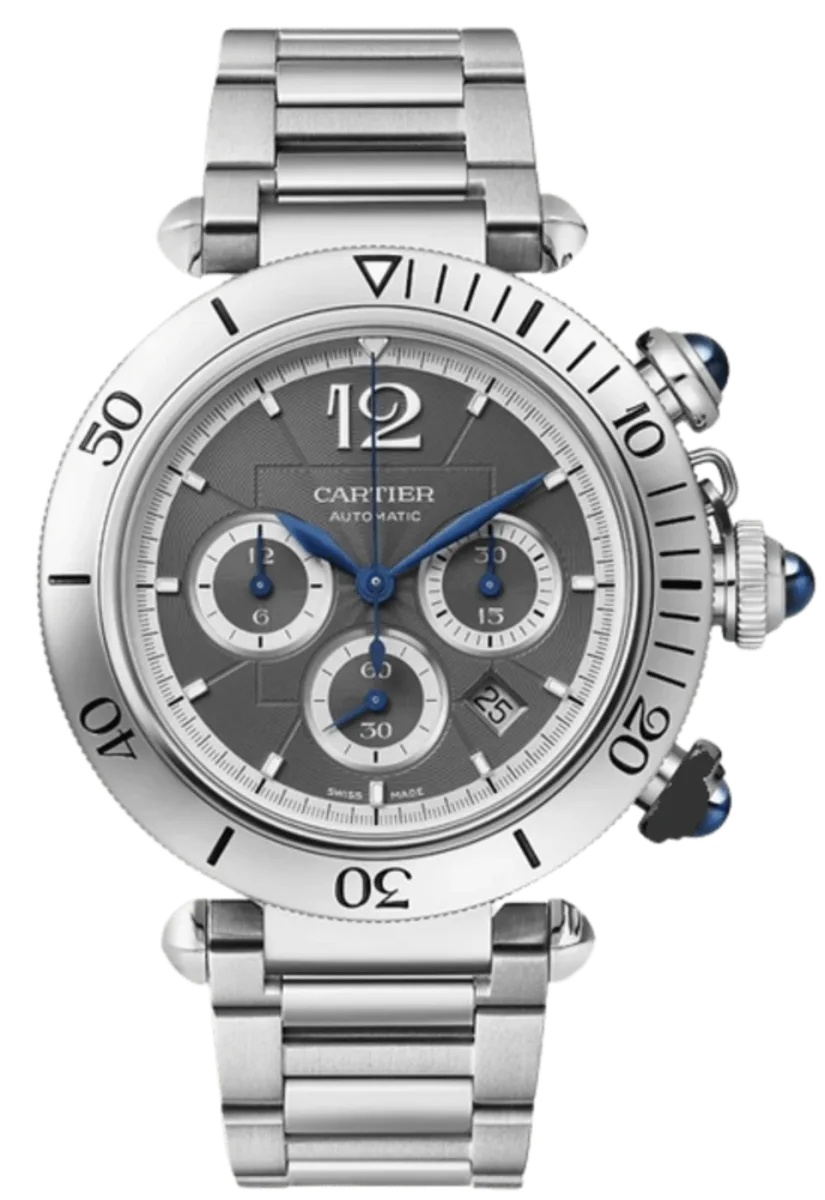 Cartier Pasha de Cartier Grille 41mm Çıkarılabilir Izgaralı Çelik