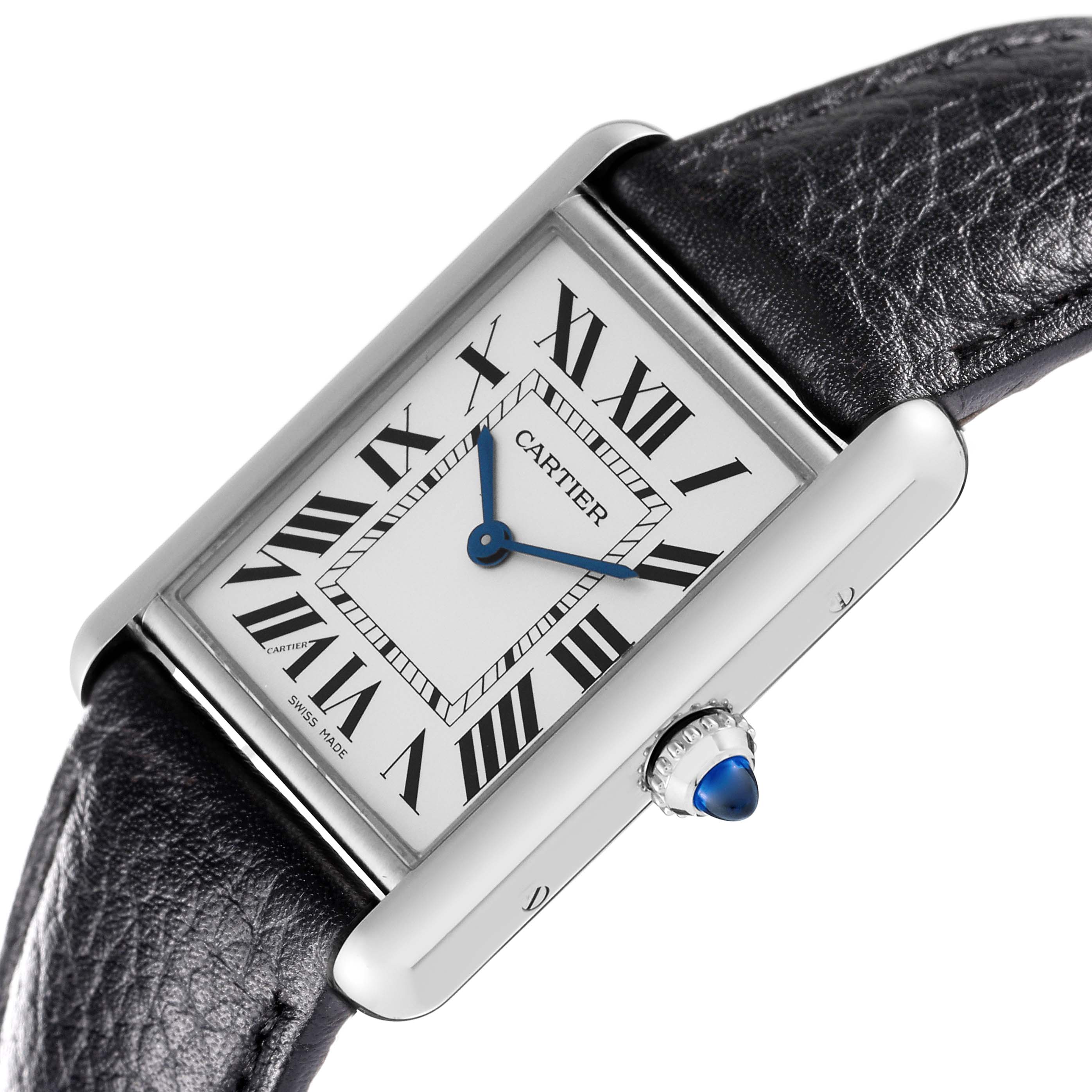 Cartier Tank Must Large Model Paslanmaz Çelik Kuvars