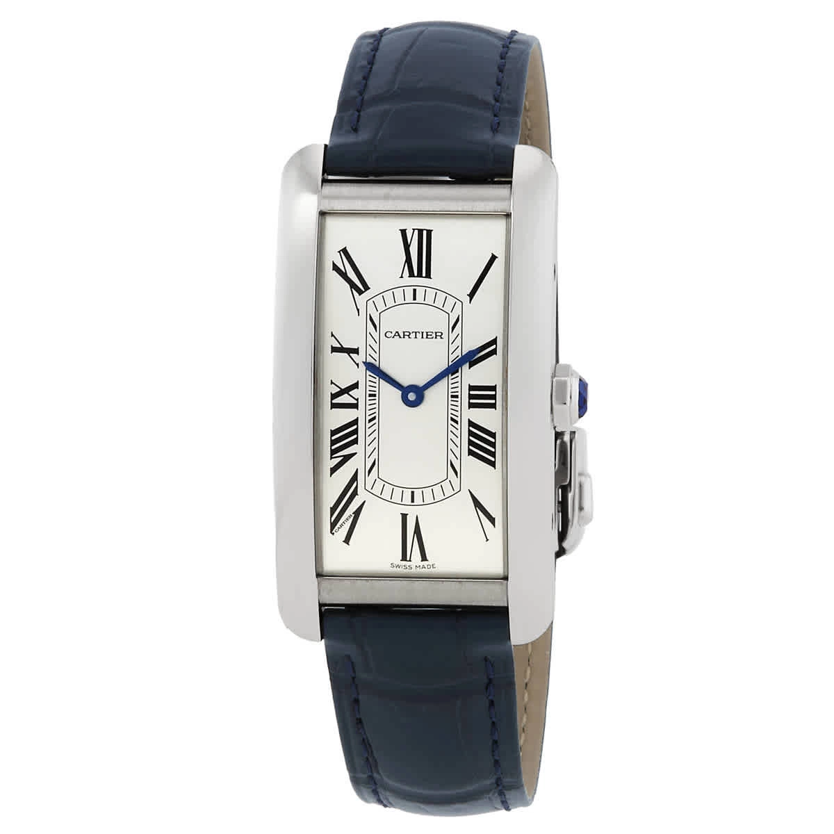 Cartier Tank Américaine Large Model Otomatik Paslanmaz Çelik