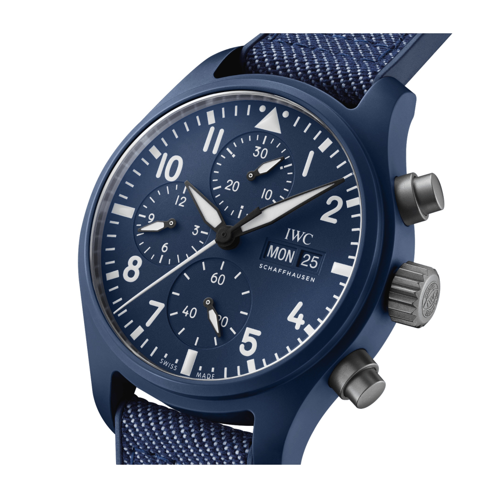 IWC Schaffhausen Pilot's Watch Chronograph 41 TOP GUN 'Oceana' Mavi Seramik