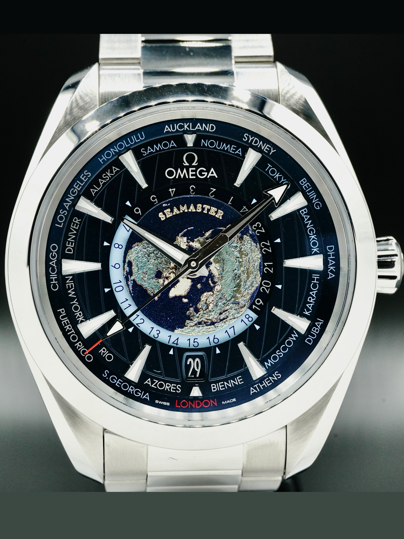 Omega Seamaster Aqua Terra 150M Worldtimer 43mm Çelik