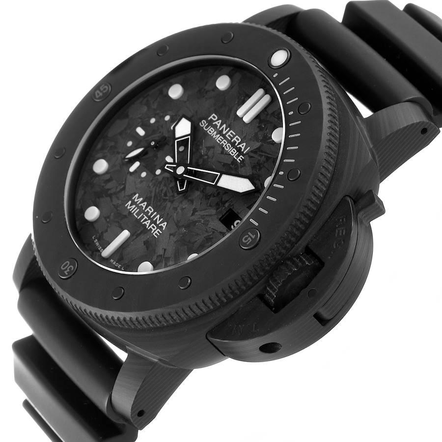 Panerai Submersible Marina Militare Carbotech™ 47mm Askeri Siyah