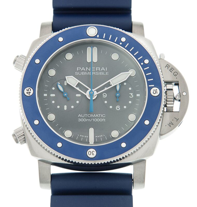 Panerai Submersible Chrono Guillaume Néry Edition 47mm Titanyum 300M