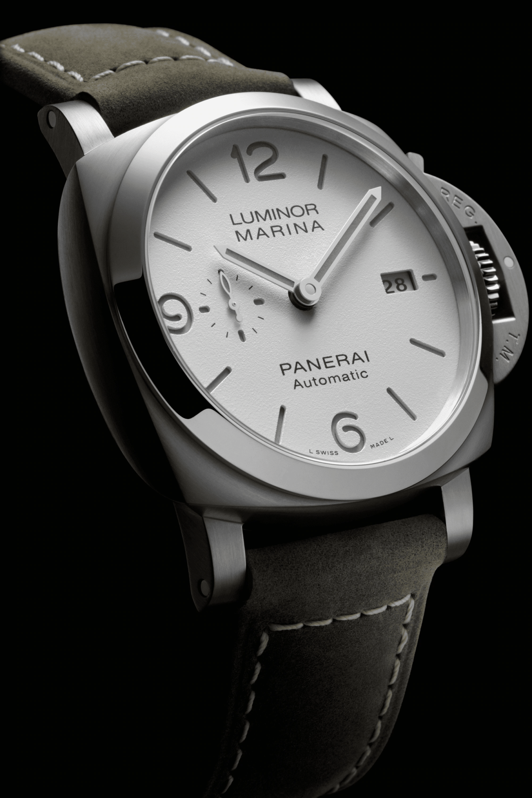 Panerai Luminor Marina 44mm Beyaz Kadran Paslanmaz Çelik