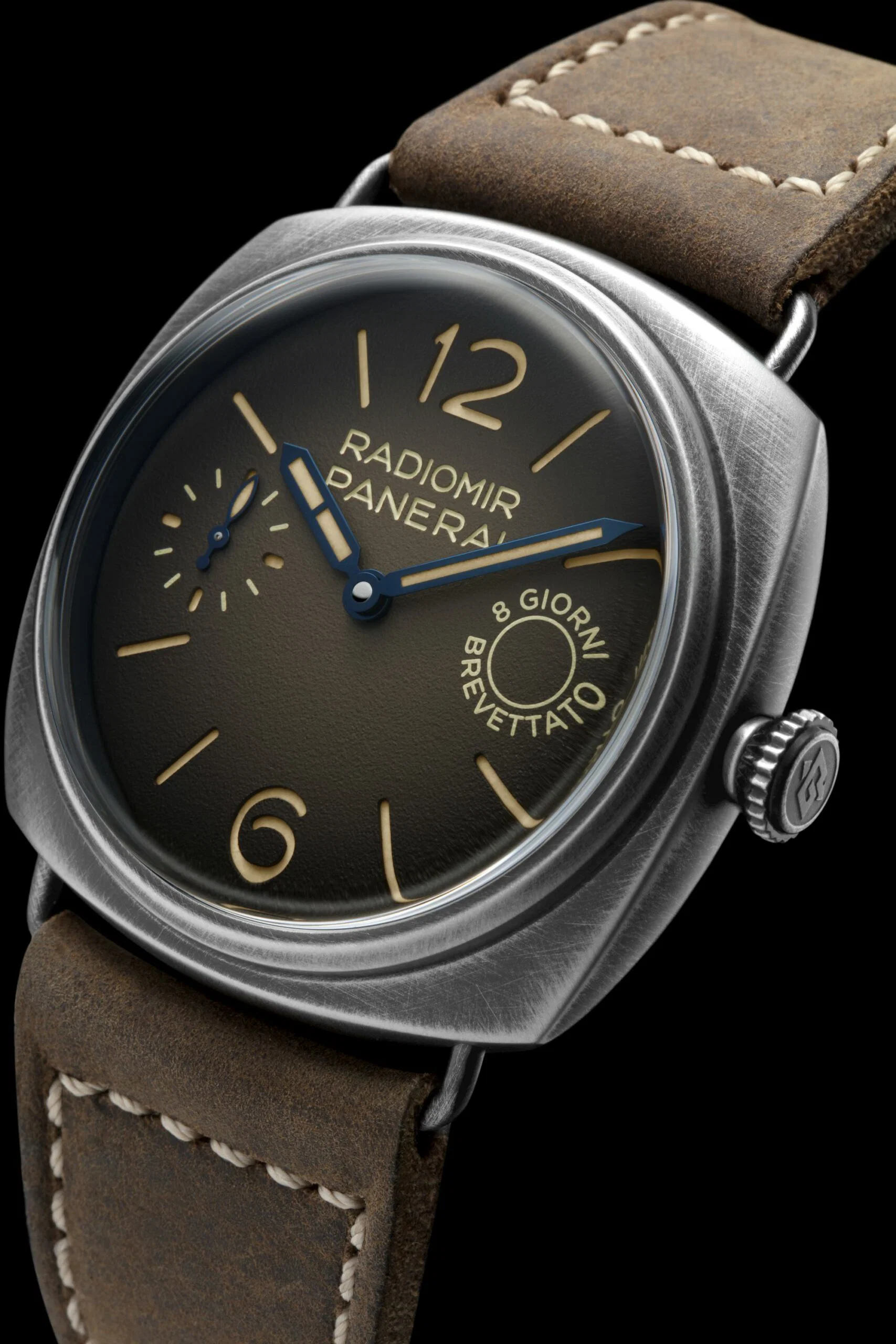 Panerai Radiomir Otto Giorni 45mm 8 Günlük Kurmalı Degrade Füme Kadran