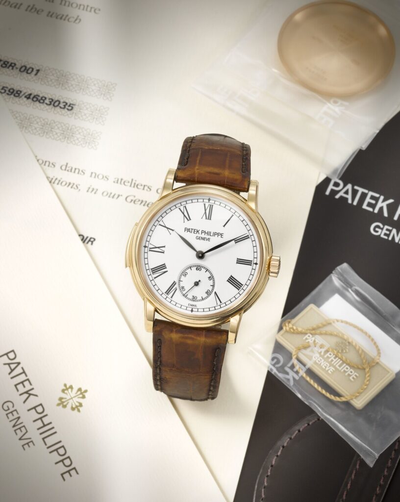 Patek Philippe Complications Minute Repeater 18K Gül Altın Grand Feu Kadran
