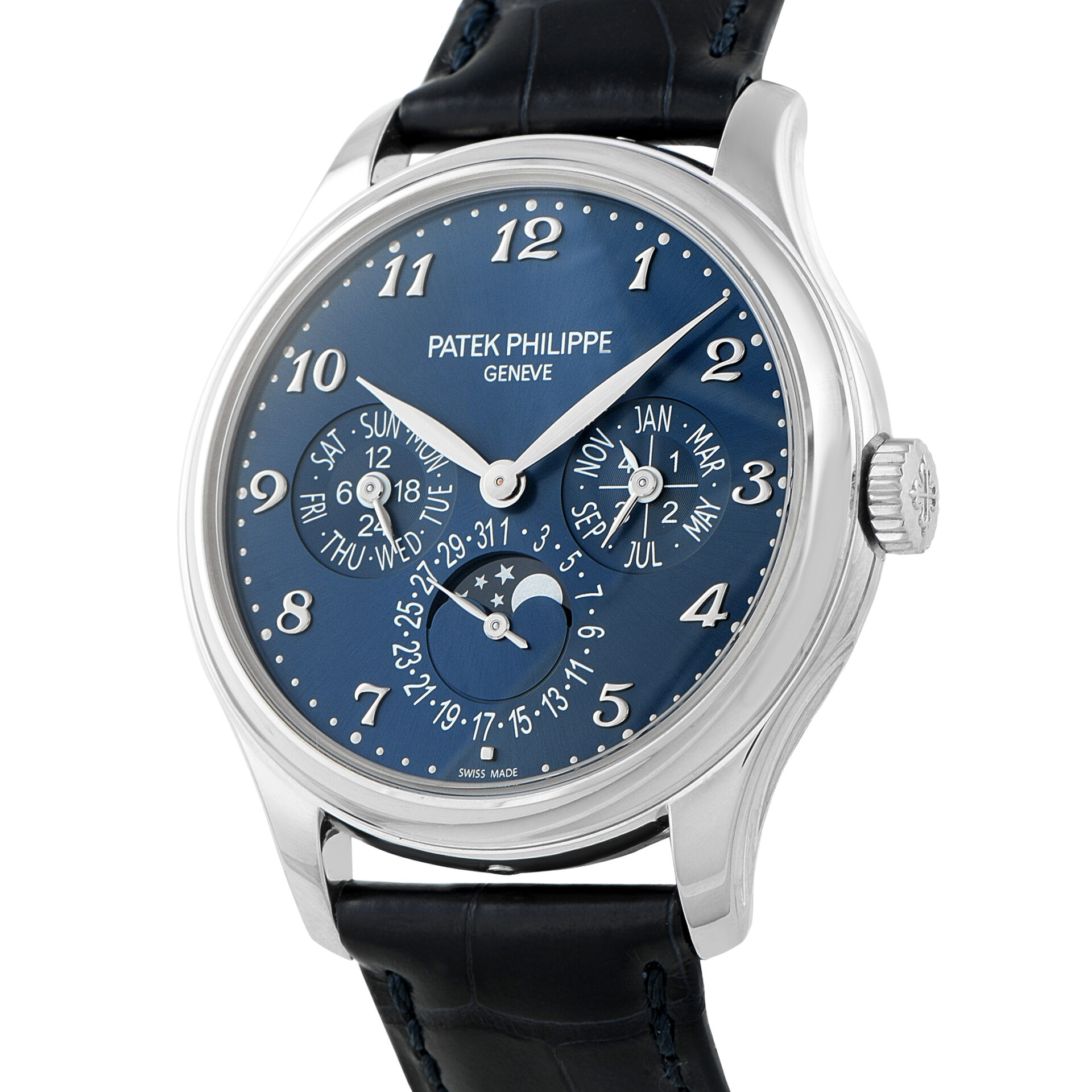 Patek Philippe Grand Complications Perpetual Calendar 18K Beyaz Altın