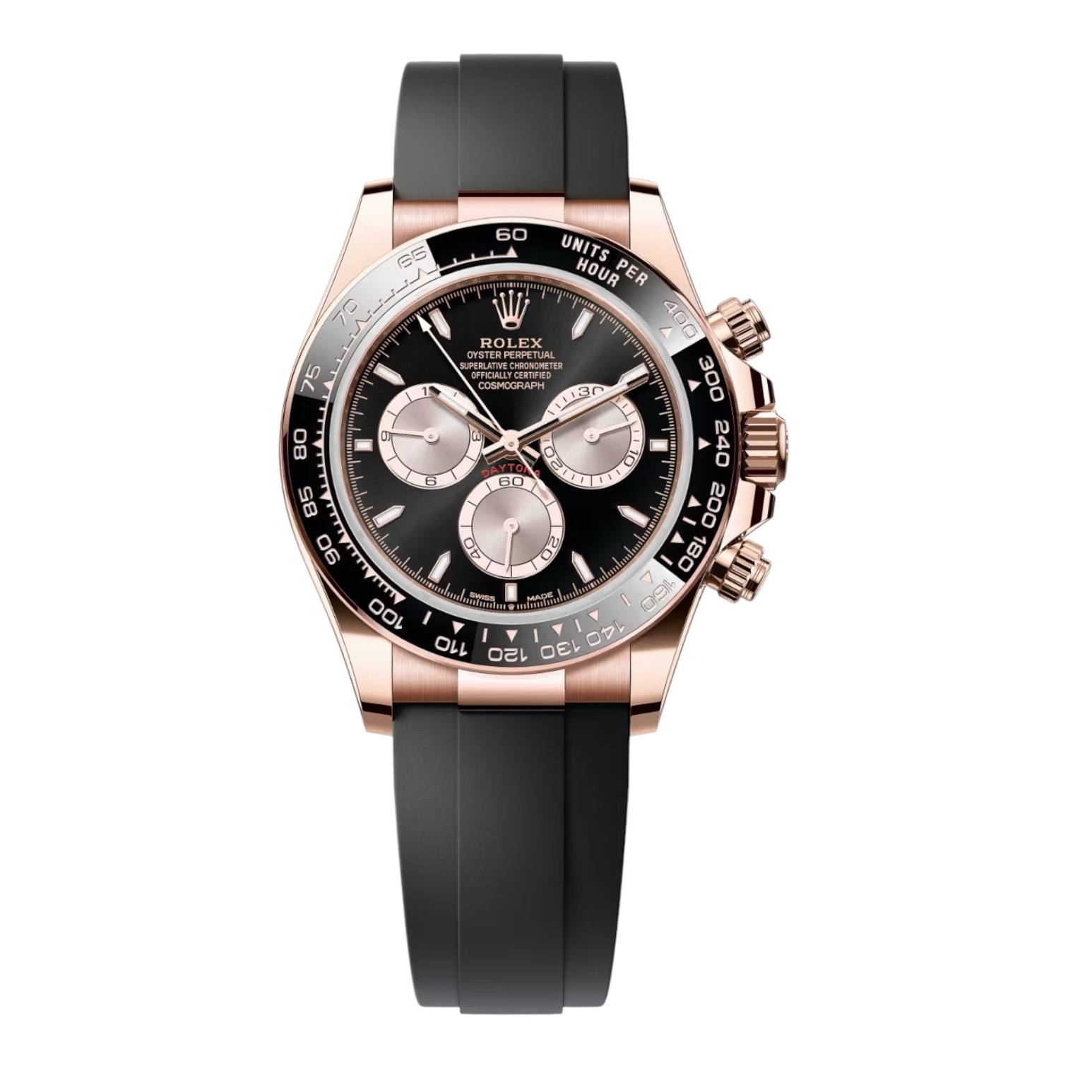 Rolex Cosmograph Daytona 18K Everose Altın & Oysterflex