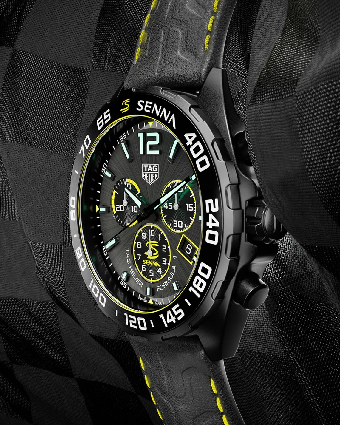 TAG Heuer Formula 1 Senna Special Edition 44mm Otomatik Kronograf