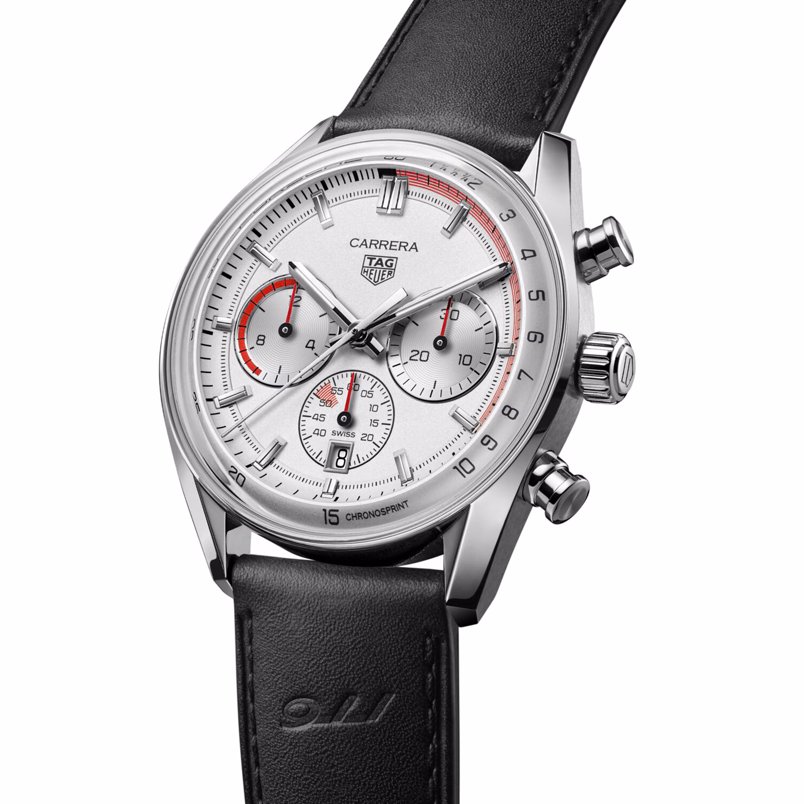 TAG Heuer Carrera Chronosprint x Porsche 42mm Çelik & Özel İbre Hızı