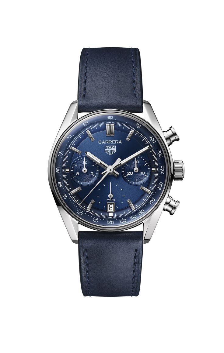 TAG Heuer Carrera Chronograph 'Glassbox' 39mm Mavi Kadran
