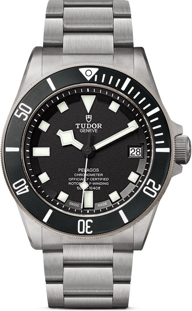 Tudor Pelagos 42mm Siyah Kadran Helyum Tahliye Valfli Titanyum 500M