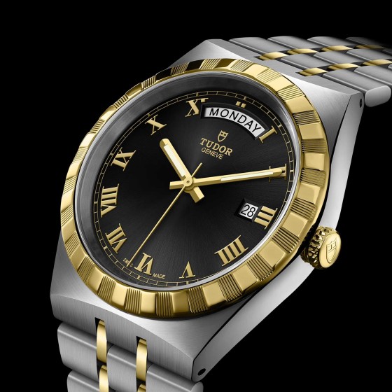 Tudor Tudor Royal 41mm Çelik & 18K Sarı Altın Şampanya Kadran