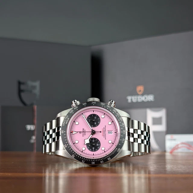 Tudor Black Bay Chrono 'Flamingo Pink' Pembe Kadran Sınırlı