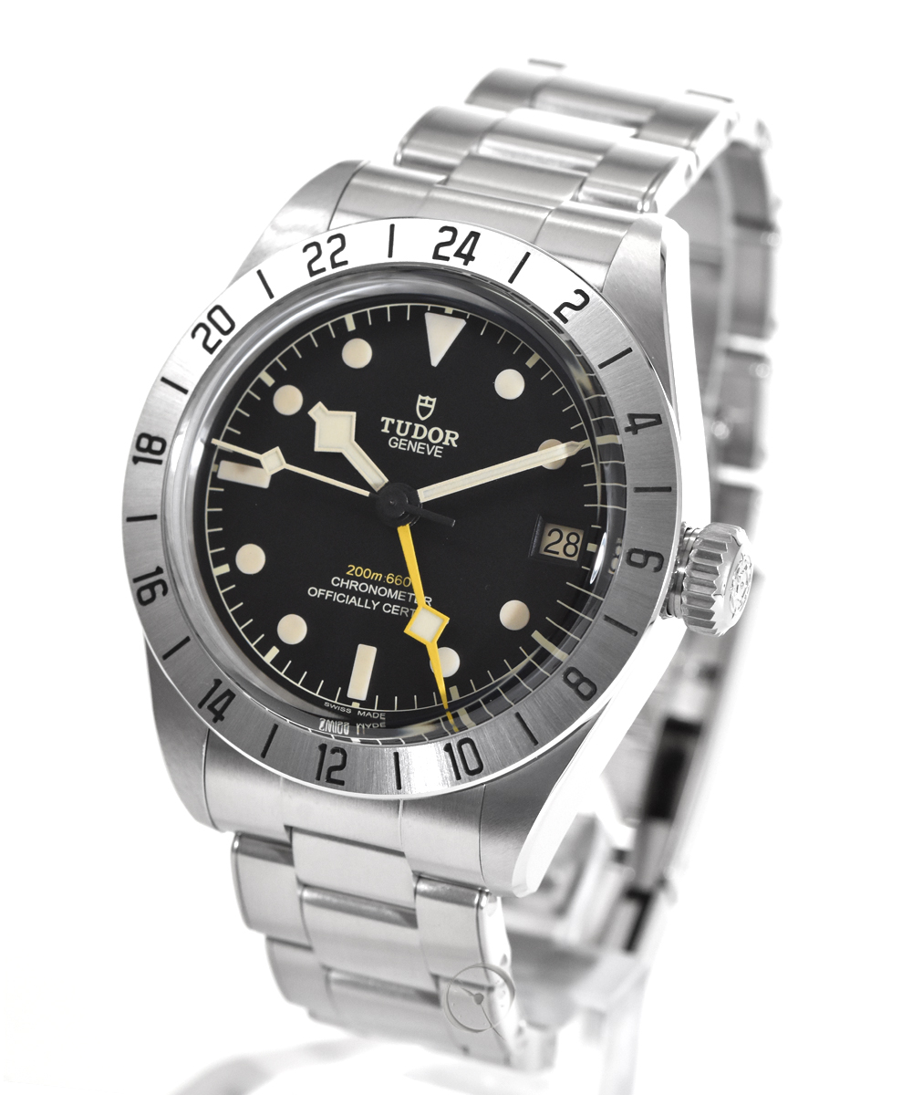 Tudor Black Bay Pro 39mm GMT Sabit Çelik Bezel