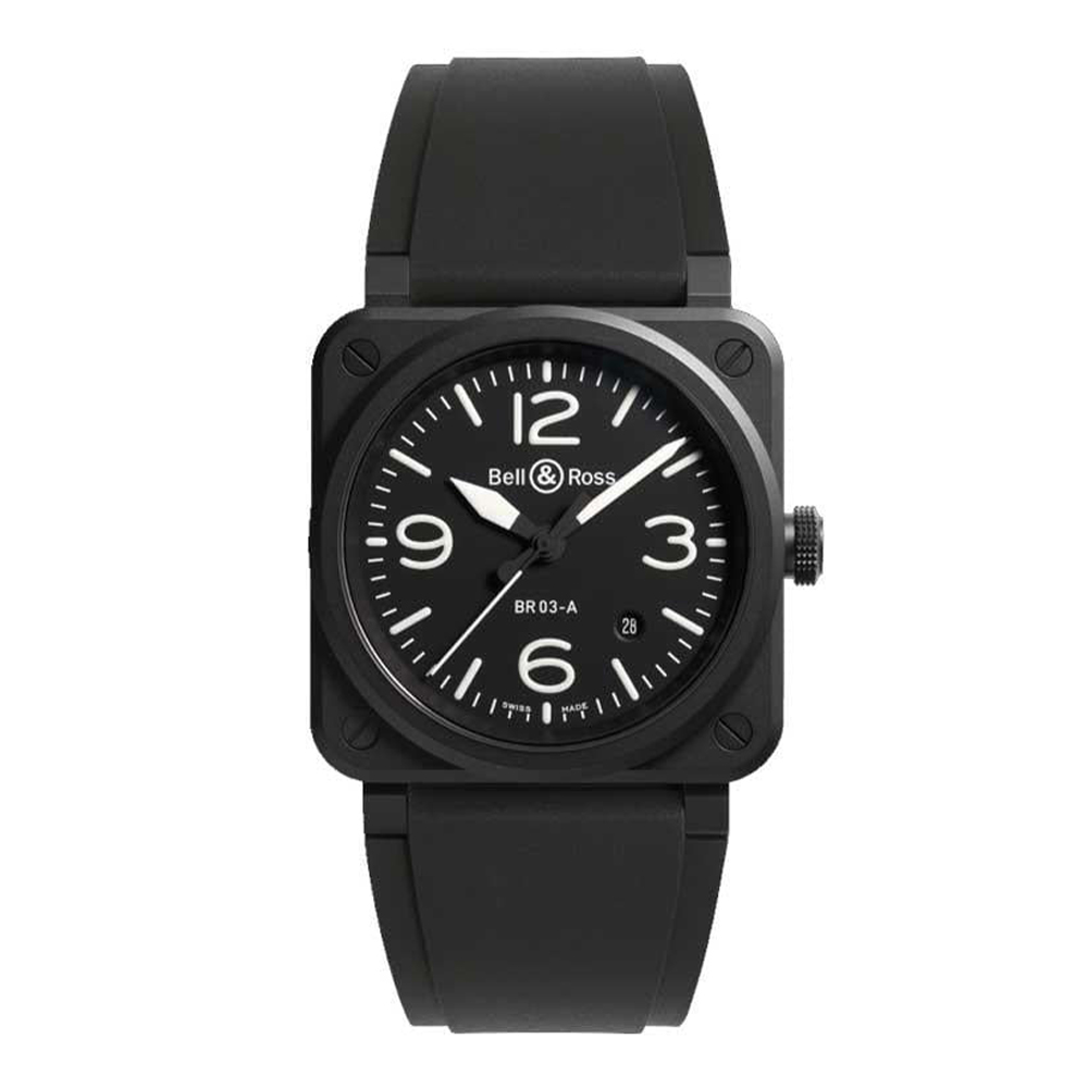 Bell & Ross Bell&Ross Instruments BR03A.BL.CE.SRB Kol Saati