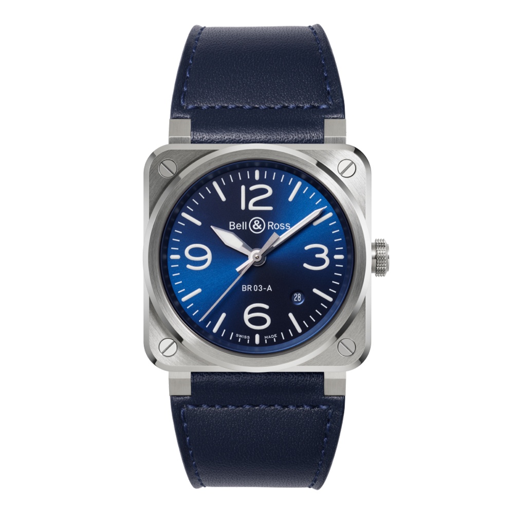 Bell & Ross Bell&Ross Instruments BR03A.BLU.ST.SCA Kol Saati