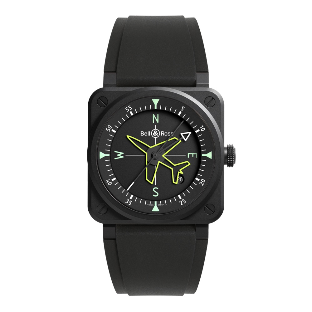 Bell & Ross Bell&Ross Instruments BR03A.CPS.CE.SRB Kol Saati