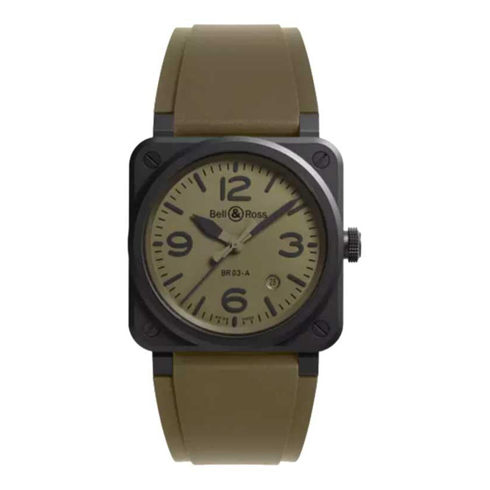 Bell & Ross Bell&Ross Instruments BR03A.MIL.CE.SRB Kol Saati