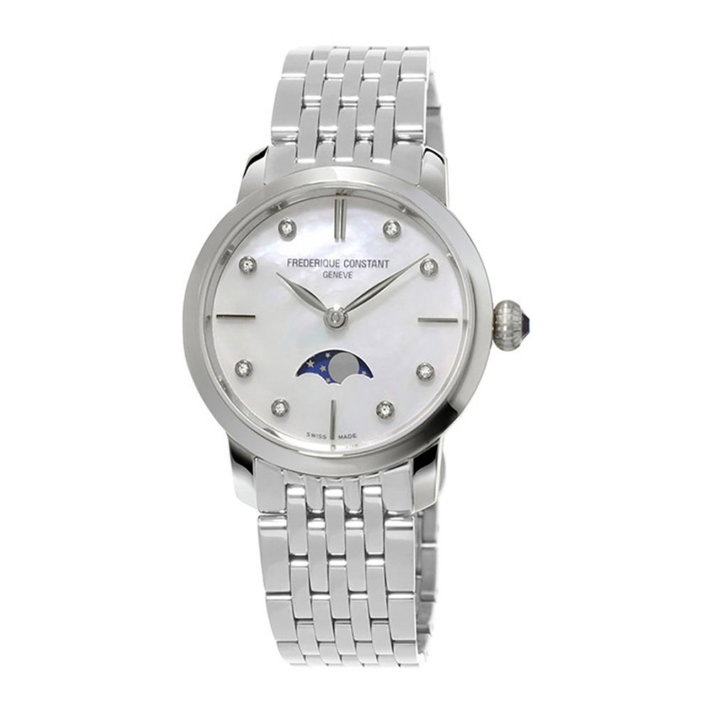 Frederique Constant Ladies Moonphase FC-206MPWD1S6B Kol Saati