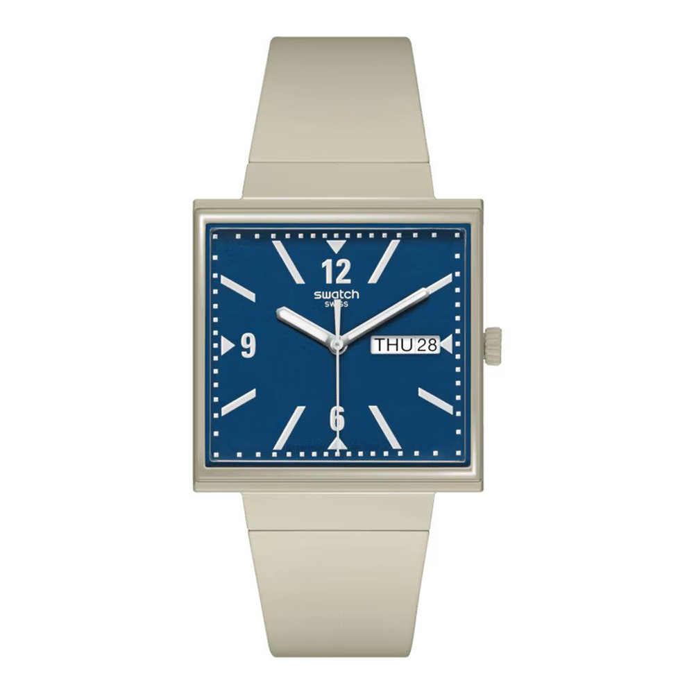 Swatch Swatch SO34T700 WHAT IF…BEIGE? Unisex Kol Saati