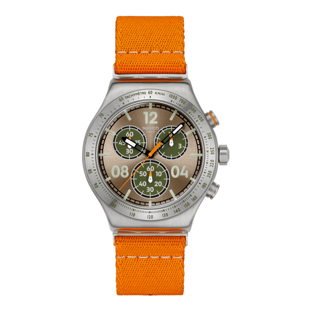 Swatch Swatch Irony Captain's Dream YVS101 Erkek Quartz 43 mm Saat