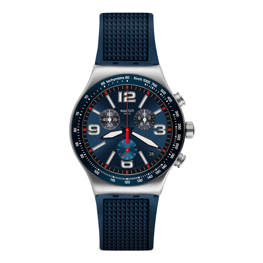 Swatch Swatch Irony Blue Grid YVS454 Quartz Saat