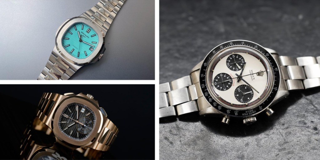 Patek Philippe Nautilus Tiffany & Vintage Daytona