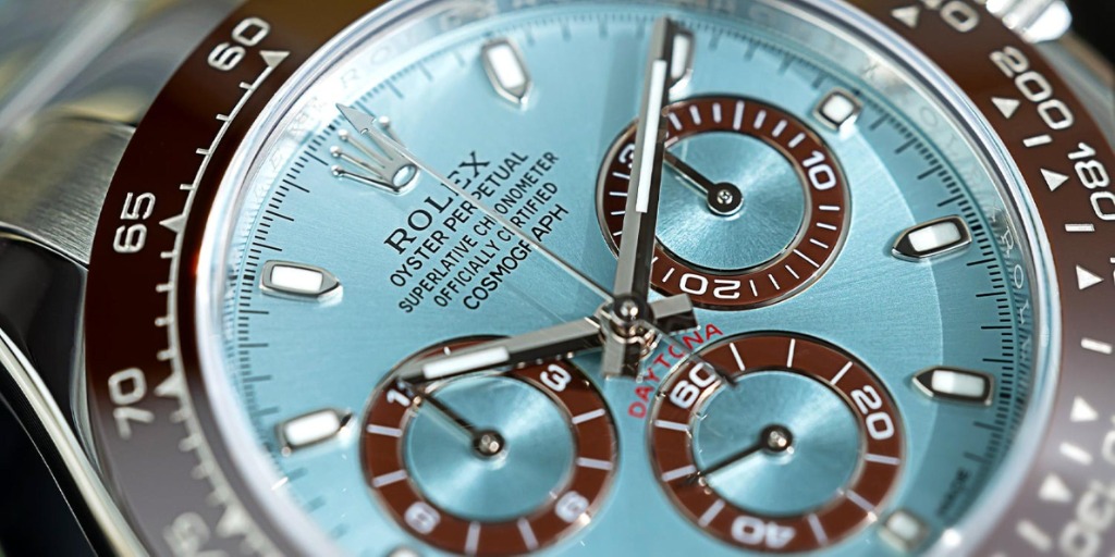 Rolex Daytona 950 Platin & Buz Mavisi Kadran